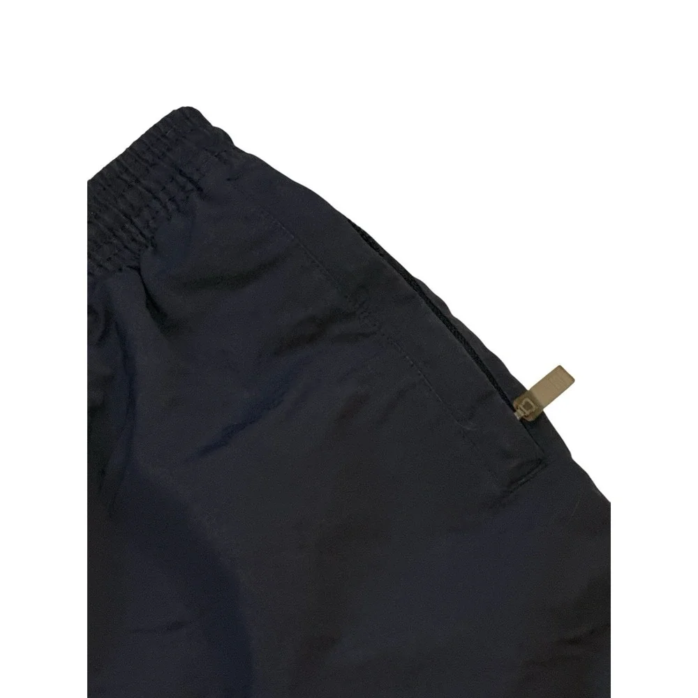Tori Richard Navy Swim Trunks Men XL Tiki‎ Cocktail Embroidered Shorts Lined